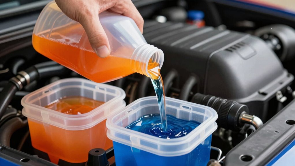 prevent mixing incompatible coolants