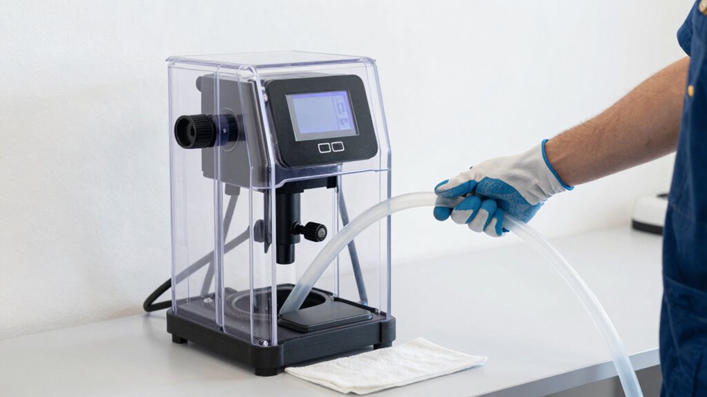 prevent spills during extraction