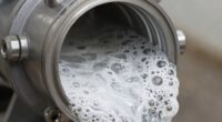 prevent transfer pump foaming