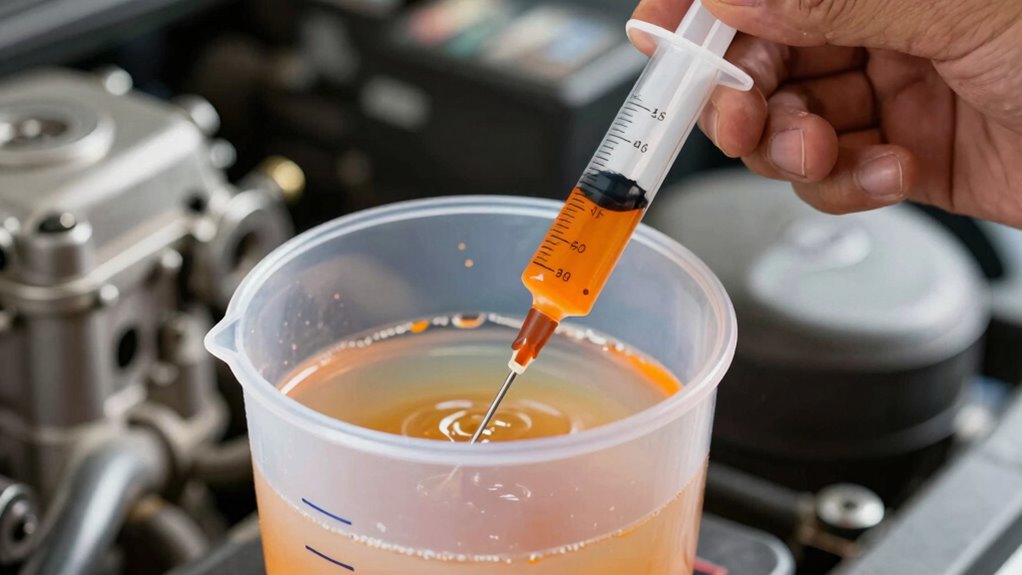 proper 2 stroke fuel mixing