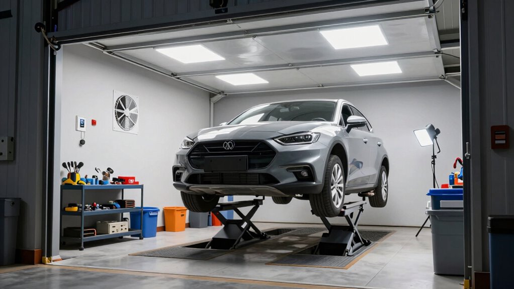 proper lighting and ventilation