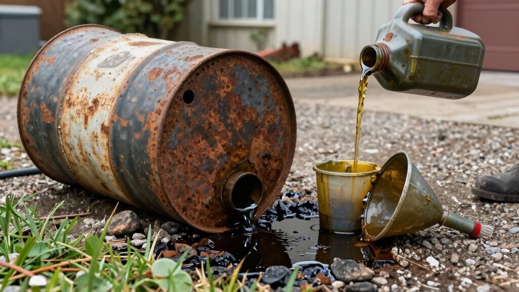proper oil disposal protects environment