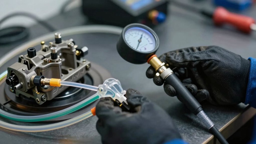 remove air for brake efficiency