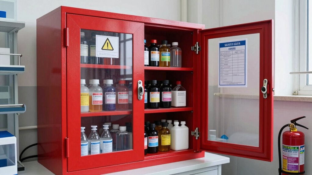 safe flammable material storage