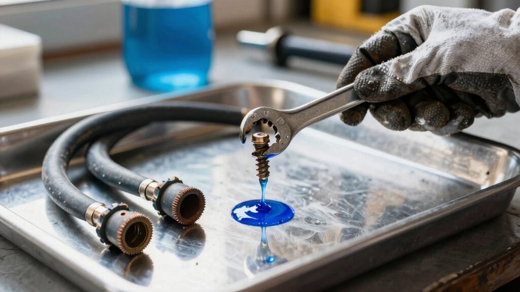 safe hose and bleeder maintenance