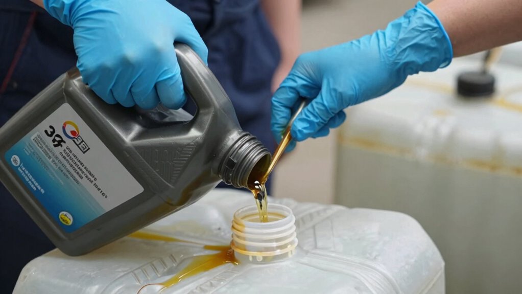 safe oil handling procedures