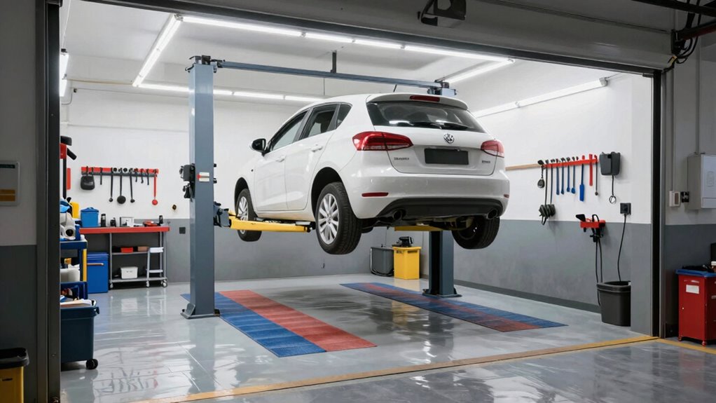 safe small garage parking