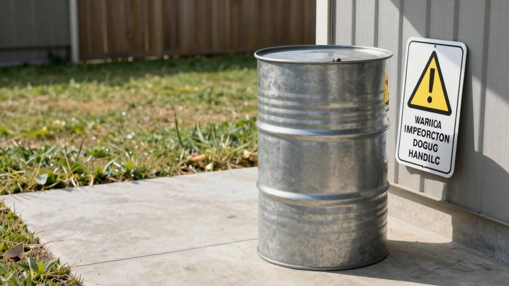 safe used oil storage