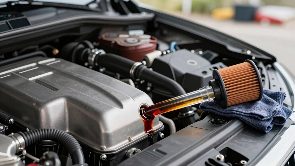 signs of engine oil degradation