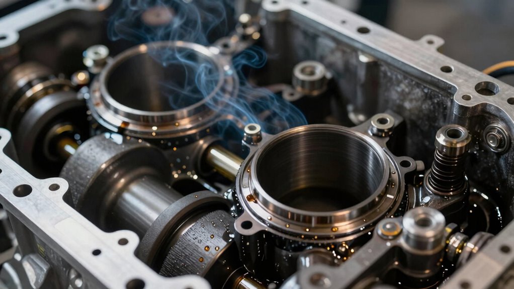 signs of engine oil loss