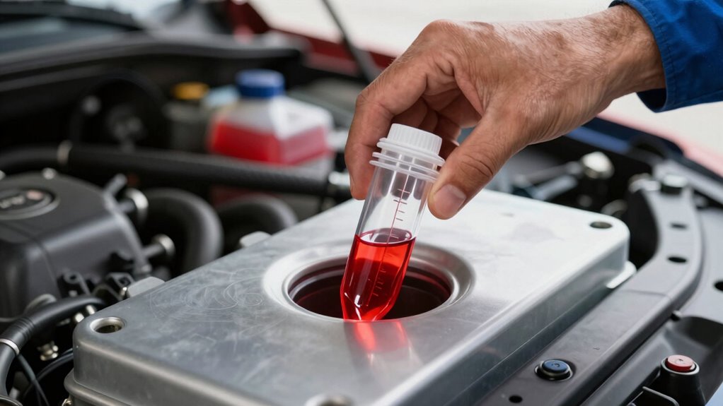 signs of overfilled transmission