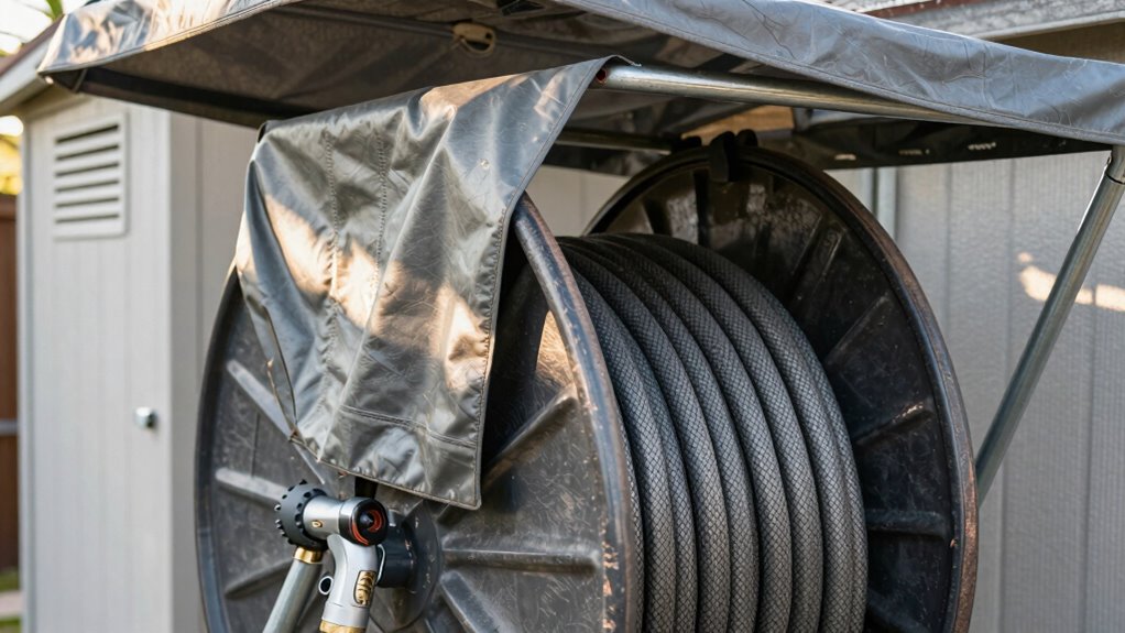 store equipment in shade