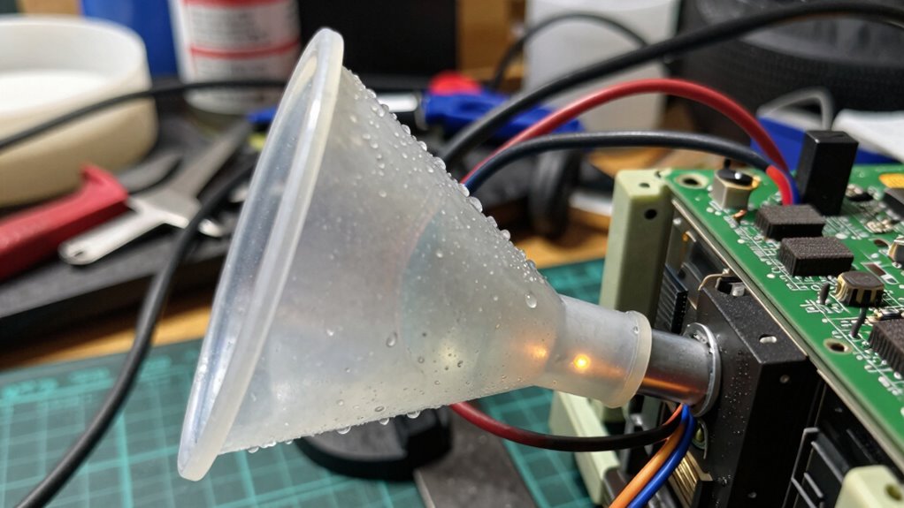 substandard funnels impair cooling