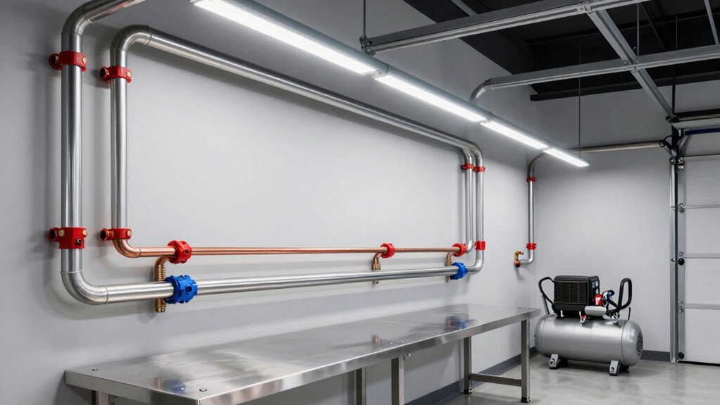 top garage air piping kits