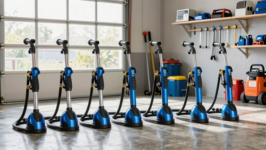 top garage hot water washers