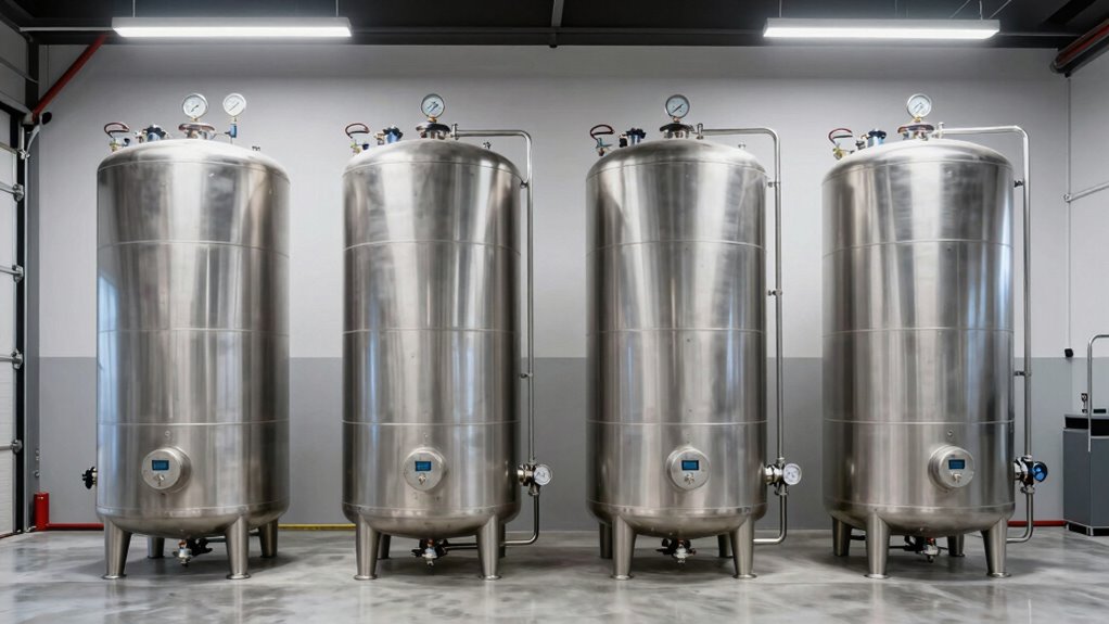 top garage oil tanks