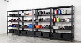 top garage steel shelves