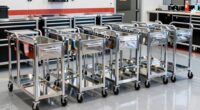 top heavy duty detailing carts