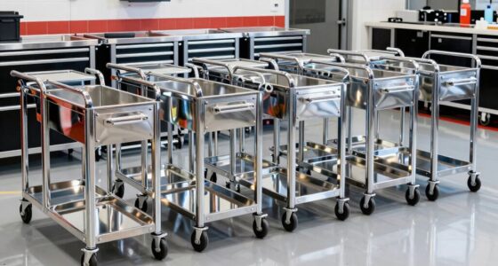 top heavy duty detailing carts