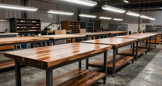 top heavy duty hardwood workbenches