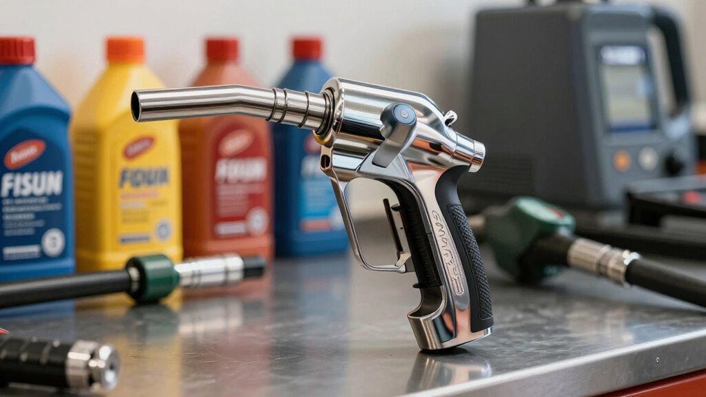 top metered oil dispensing guns