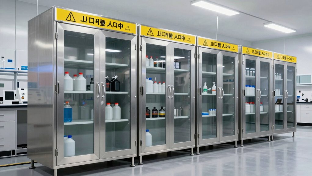 top oil solvent safety cabinets