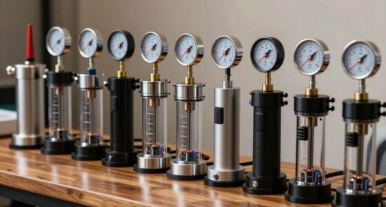 top pressure gauge oil extractors