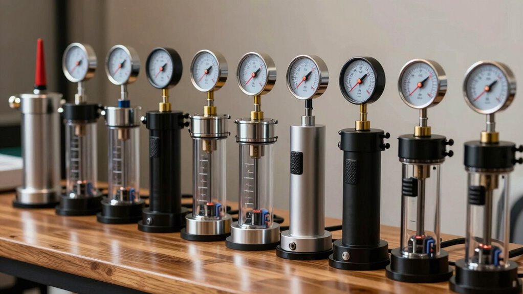 top pressure gauge oil extractors