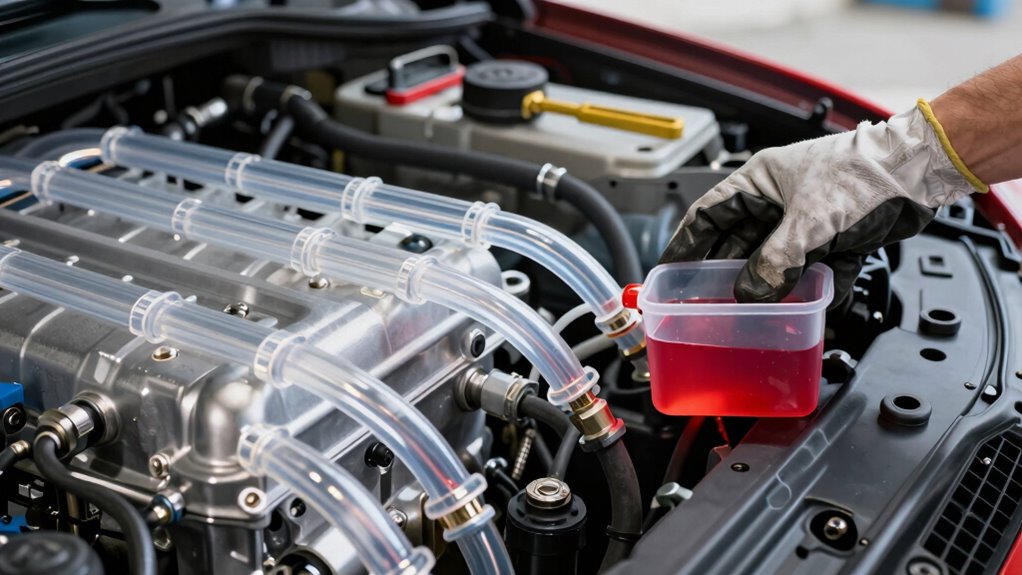 transmission cooler line maintenance