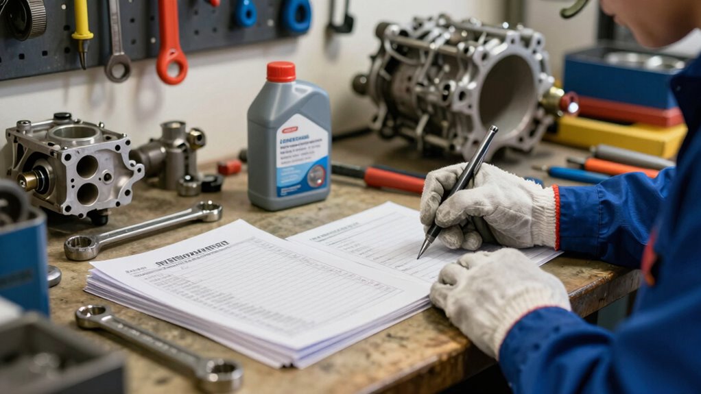 transmission shop service checklist