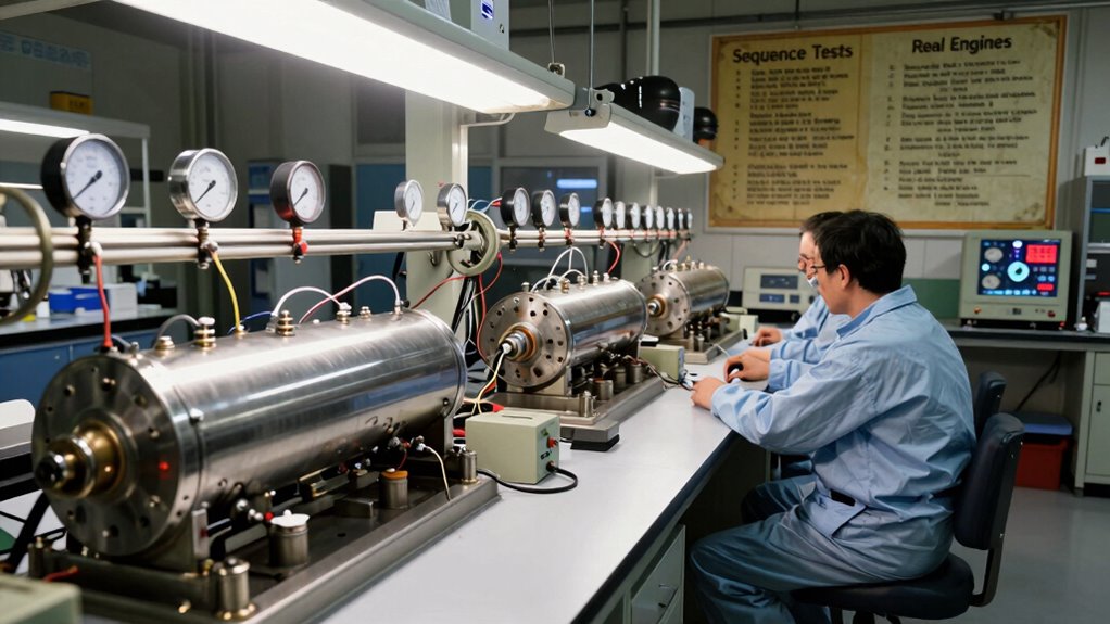unusual engine testing procedures
