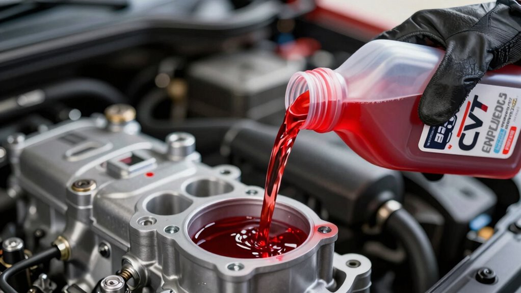 use correct cvt fluid