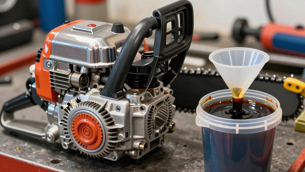 use proper small engine oil