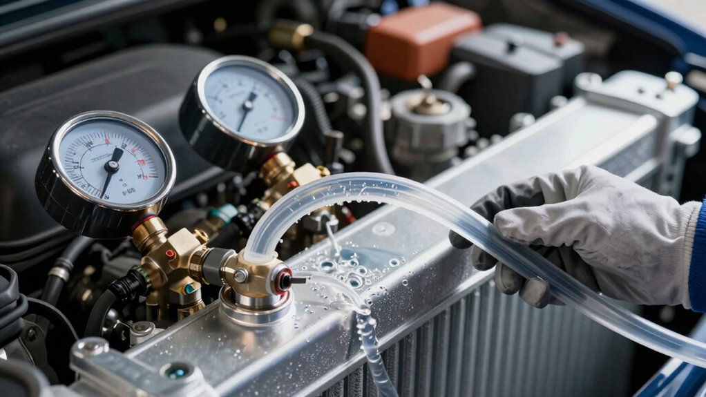 verify pressure and seal