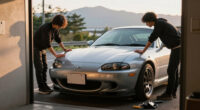 Toyota’s Secret Mid-Engine Sports Car With Yaris Lights Is Buzzing Around Fuji