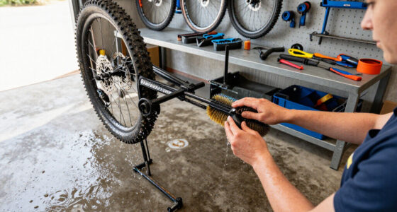 Feedback Sports’ New Brush Bar Turns Your Repair Stand Into A Bike Wash Station