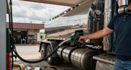 Watch A Trucker Pump $1,000 In Diesel Fuel Without Filling The Tank