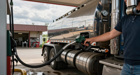 Watch A Trucker Pump $1,000 In Diesel Fuel Without Filling The Tank