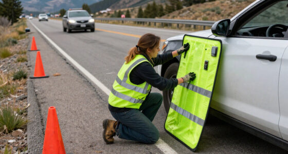 Colorado’s Plan To Protect Emergency Workers On The Shoulder? Giant, Neon Green Ford Trucks
