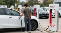 Tesla Adds Emergency Feature So You Can Drive Away From Supercharger Without Unplugging