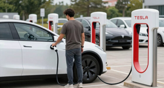 Tesla Adds Emergency Feature So You Can Drive Away From Supercharger Without Unplugging