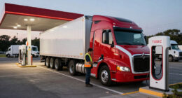 Tesla Semis Are Now Charging At Mainstream Truck Stops